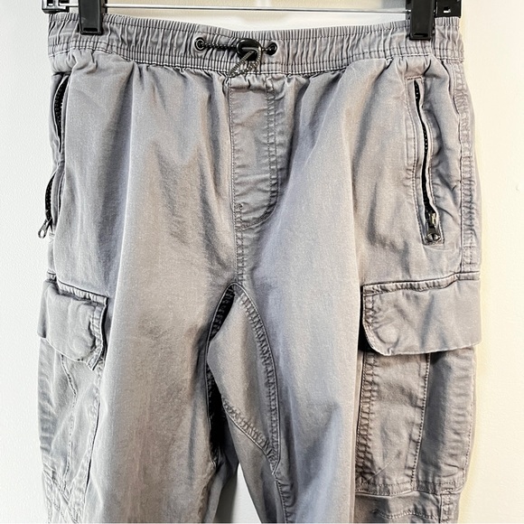 Denim Co. Men's Gray Cargo Joggers Size Small - Picture 5 of 13